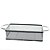 CESTA RETANGULAR PARA ALIMENTOS EM ACO INOX L21XP11XA6CM COR PRATA - Imagem 1