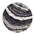 TABUA REDONDA MARMORE EM VIDRO D20CM - Imagem 1