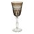TACA VINHO TINTO ANGELA LAPIDADA CRISTAL ECOLOGIC 250ML 21CM - Imagem 1