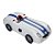 LATA METAL 27X10.8X8CM CARRO BCO - Imagem 1