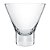 TACA PARA SOBREMESA MARTINI EM CRISTAL ECOLOGICO 240ML A10CM - Imagem 1