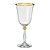JG 6 TACAS AGUA ANGELA EM CRISTAL ECOLOGICO 350ML 22CM - Imagem 1