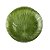 SOUSPLAT FOLHAGEM EM VIDRO D33CM COR VERDE - Imagem 1