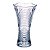 VASO FLORERO ACINTURADO EM CRISTAL ECOLOGICO D13XA24CM - Imagem 1