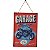PLACA DECORATIVA GARAGE MODERNE EM FERRO L28XP0,05XA40CM - Imagem 1
