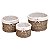 JG 3 CESTAS FIBRA NATURAL TECIDO ALGODAO 30X20/25X16/20X13CM - Imagem 1