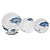APARELHO JANTAR 30 PECAS BIG FISH EM PORCELANA SUPER WHITE - Imagem 1