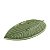 ADORNO FOLHAGEM EM PORCELANA L18XP9,5CM COR VERDE - Imagem 1