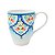JG DE 6 CANECAS TUNISIA EM PORCELANA 300ML - Imagem 1