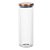 PORTA MANTIMENT VIDRO BOROSSILICAT TAMPA METAL 1,8L 10X27X10 - Imagem 1