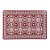 LUGAR AMERICANO PLASTICO AZULEJO L43,5XP28,5CM COR VERMELHO - Imagem 1