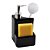 JOGO 3 PECAS P/ COZINHA CERAMICA 11X10X21CM 430ML COR PRETO - Imagem 1