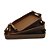 CJ. DE BANDEJAS ESTILO COURO MARROM COM ALCA DE BAMBU - 3PCS - Imagem 1