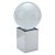 PECA DECORATIVA DE CRISTAL 9CM X 9CM X 17CM - Imagem 1