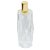 PECA DECORATIVA DE CRISTAL COM METAL DOURADO 7CM X 7CM X 22, - Imagem 1
