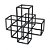 PECA DECORATIVA DE METAL PRETO - Imagem 1