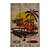 PLACA MADEIRA GM BEACH LONG BOARD RIDERS COLORIDO 35 X 50 X - Imagem 1