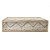 CAIXA COM TAMPA TIPO COBRA CINZA E DOURADA 30CM X 15CM X 9CM - Imagem 1