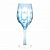 CJ. DE TACAS DE CRISTAL LAPIDADO - 6 PCS - AZUL CLARO - 350 - Imagem 1