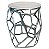 SEAT GARDEN EM ALUMINIO PRATEADO 38CM X 46CM - Imagem 1