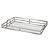 BANDEJA RETANGULAR EM ACO INOX ESPELHADA L56XP36XA6CM - Imagem 1