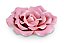 FLOR ROSA EM CERÂMICA - Imagem 1