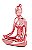 KIT ESCULTURA YOGA ROSE GOLD EM PORCELANA - 3 PCS - Imagem 4