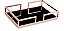 KIT BANDEJA ROSE GOLD EM MET C ESPE PRETO - 3 PCS - Imagem 2