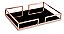 KIT BANDEJA ROSE GOLD EM MET C ESPE PRETO - 3 PCS - Imagem 6