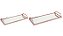 KIT BANDEJA ROSE GOLD EM METAL COM ESPELHO - 2 PCS - Imagem 6