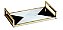 KIT BANDEJA DOURADA EM METAL - 3 PCS - Imagem 2