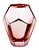 VASO  ROSE GOLD EM VIDRO - Imagem 1