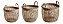 KIT CESTO EM SEAGRASS - 3 PCS - Imagem 6