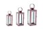 KIT LANTERNA COBRE EM VIDRO E ACO INOXIDAVEL - 3 PCS - Imagem 3