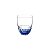 JG 6 COPOS CRAQUELADOS  DE VIDRO PARA WHISKY DE 355ML AZUL - Imagem 7