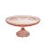 PRATO CRISTAL DE CHUMBO C/PÉ PRINCESS ROSA 20x9cm - Imagem 7