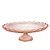 PRATO P/BOLO CRISTAL DE CHUMBO C/PÉ PRINCESS ROSA 32x11cm - Imagem 6