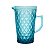 JARRA DE VIDRO DIAMOND AZUL 1,1L - Imagem 1