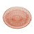 CJ 6 PRATOS CRISTAL DE CHUMBO SOBREMESA LYS ÂMBAR 20cm - Imagem 4