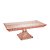 TRAVESSA CRISTAL DE CHUMBO C/PÉ LYS ROSA 34x17x11cm - Imagem 5