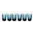 CJ 6 COPOS DE VIDRO CROWN AZUL 350ML - Imagem 18