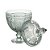 POTICHE DECORATIVO CRISTAL C/PÉ PRINCESS VERDE 15x28cm - Imagem 3