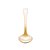 CJ 6 COLHERES AÇO INOX P/CHÁ BERNA DOURADO FOSCO - Imagem 4