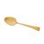 CJ 6 COLHERES AÇO INOX P/CHÁ BERNA DOURADO FOSCO - Imagem 3