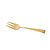 CJ 6 GARFOS AÇO INOX P/BOLO BERNA DOURADO FOSCO - Imagem 3