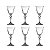 CJ 6 TAÇAS P/VINHO BRANCO CRISTAL ECOLÓGICO LAURA 130ml - Imagem 25
