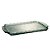 TRAVESSA CRISTAL RETANGULAR PRINCESS VERDE 35x21cm - Imagem 2