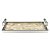 BANDEJA DECORATIVA METAL MANGO NATURAL 44x31x8cm - Imagem 3