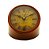 RELÓGIO DE MESA DECORATIVO MARROM 14x10cm - Imagem 3