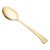 COLHER DE AÇO INOX P/ARROZ PVD DOURADO BERNA - Imagem 1
